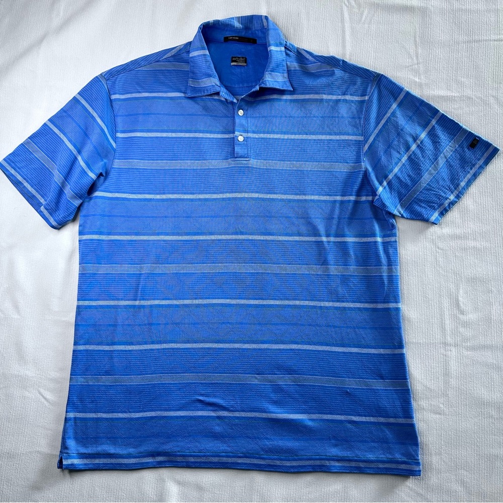 Tiger Woods Collection Nike Fitdry Polo Men’s XL Striped